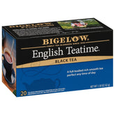 Bigelow paquete frontal mostrando 120 bolsitas, conveniencia y frescura