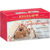 Bigelow Tea empaque frontal mostrando diseño y beneficios del producto