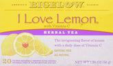 Bigelow Tea paquete frontal mostrando 3 cajas y ahorro