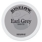 Bigelow K-Cup imagen frontal del paquete mostrando 24 cápsulas y beneficio de frescura