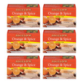 Bigelow Tea empaque frontal mostrando caja de Orange & Spice y apariencia atractiva