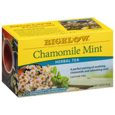Bigelow Tea frente del empaque mostrando 6 paquetes y conveniencia