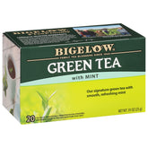 Bigelow Tea frente del empaque mostrando pack y conveniencia