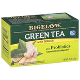 Bigelow Tea caja frontal con 108 bolsitas mostrando conveniencia y frescura