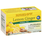 Bigelow Tea frente del empaque que muestra variedad y frescura