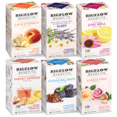 Bigelow mostrando el frente del paquete con variedad y conveniencia