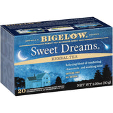 Bigelow Tea caja frontal mostrando pack 3x20 bolsitas y conveniencia