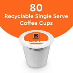 BIGGBY primer plano de cápsula y textura que sugiere frescura y sellado protector