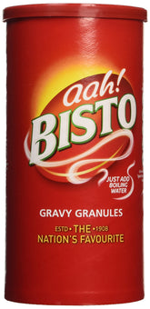 Bisto bote frontal 450g mostrando etiqueta clara y uso práctico