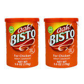 Bisto lata frontal mostrando etiqueta y contenido reconocible para sabor consistente