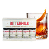 Bittermilk frente del envase mostrando diseño y porciones prácticas