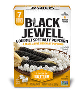Black Jewell frente del paquete que muestra marca y beneficio gourmet