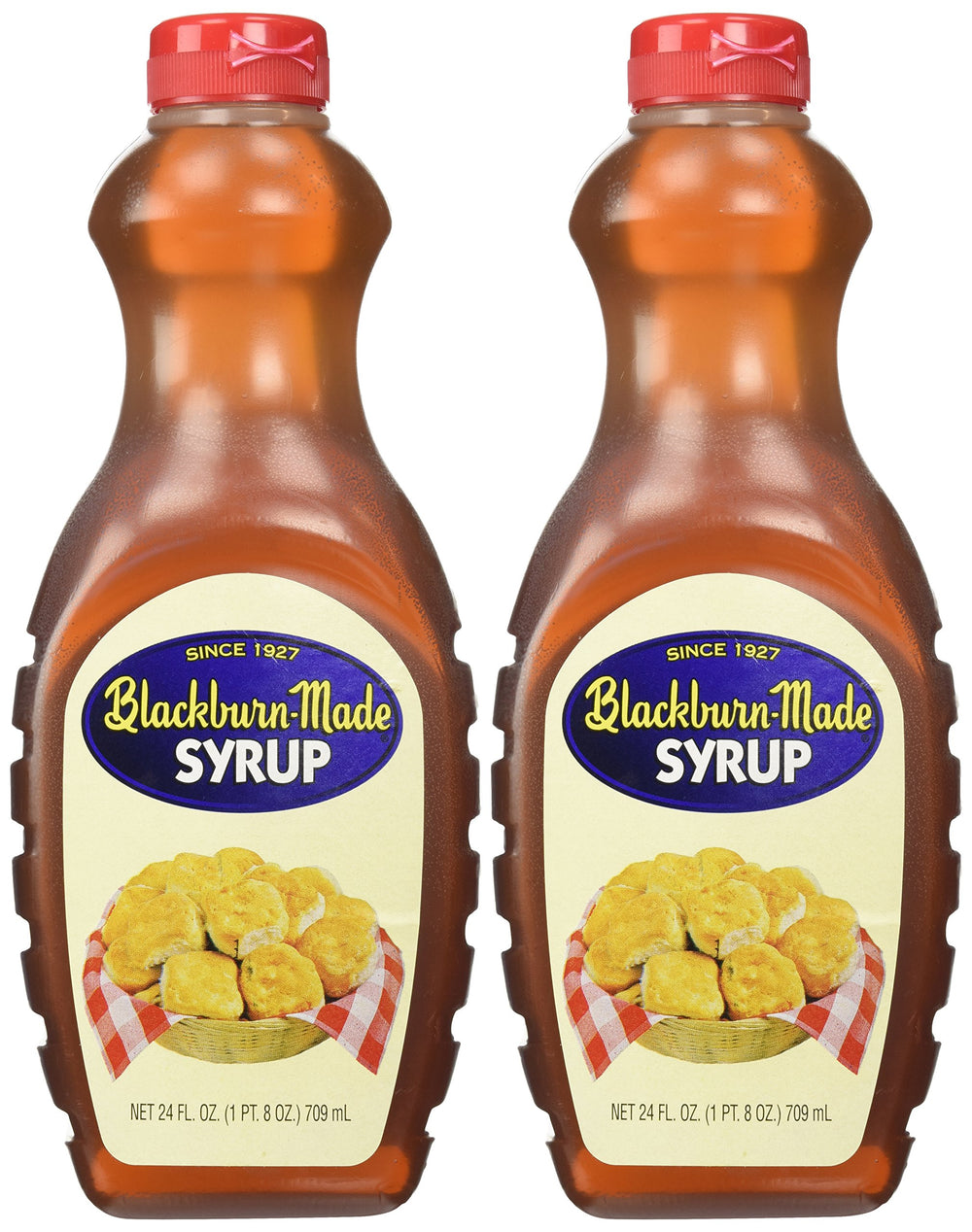 Blackburn's frente del pack de 2 botellas mostrando envase y marca, conveniencia familiar