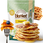 Blanket Pancakes & Syrup paquete frontal mostrando etiqueta clara y beneficios