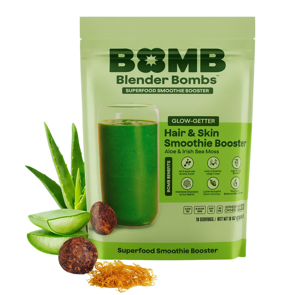 Blender Bombs embalaje frontal mostrando la caja y beneficios visibles