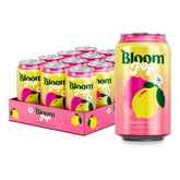 Bloom Nutrition lata frontal mostrando diseño y sabor frambuesa-limón