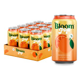 Bloom Nutrition pack de 12 latas frontal mostrando diseño y conveniencia