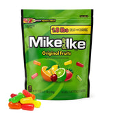 Bloom's Mike and Ike frontal mostrando bolsa grande y colores vibrantes