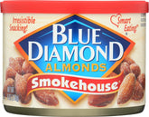 Blue Diamond frontal del paquete mostrando tamaño y diseño, conveniencia para llevar