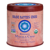 Blue Lotus Chai frente del envase mostrando diseño y rendimiento