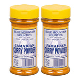 Blue Mountain Country envase frontal mostrando curry jamaicano, aporta sabor auténtico