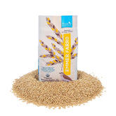 Bluebird Grain Farms paquete frontal mostrando 5 lb y certificación orgánica