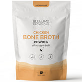 Bluebird Provisions frente del empaque mostrando producto y limpieza