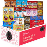 Blunon empaque frontal mostrando 30 paquetes individuales y variedad de sabores