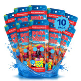 BOBAVIDA frontal de la caja Blue Raspberry mostrando 10 porciones y conveniencia