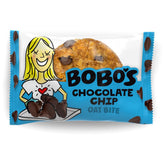 Bobo's caja frente mostrando 30 bocados, ideal para llevar