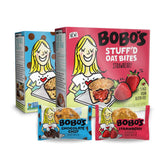 Bobo's envase frontal mostrando 30 unidades y conveniencia para llevar