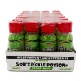 bobs pickle pops frente del pack de 24 con beneficio hidratación rápida