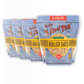Bob's Red Mill paquete frontal mostrando avena orgánica sin gluten y confianza