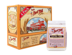 Bob's Red Mill paquete frontal mostrando etiqueta y beneficio de pureza