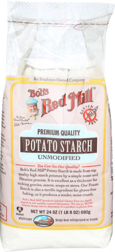 Bob's Red Mill frasco frontal mostrando envase de 24 oz y facilidad de uso