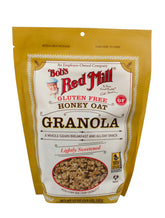 Bob's Red Mill paquete frontal mostrando granola sin gluten y marca