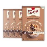 Bob's Red Mill paquete frontal mostrando mezcla sabor chocolate avellana y conveniencia
