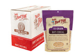 Bob's Red Mill empaque frontal 10 Grain Hot Cereal, visibilidad clara del producto y marca