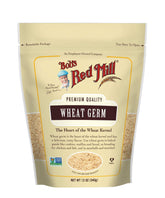 Bob's Red Mill empaque frontal mostrando etiqueta no GMO y beneficios nutritivos
