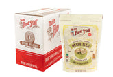 Bob's Red Mill bolsa frontal muestra etiqueta y beneficios nutritivos