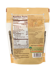 Bob's Red Mill primer plano de semillas de chía, muestra textura nutritiva