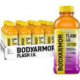 BODYARMOR botella frontal con etiqueta piña maracuyá, hidrata rápido