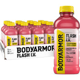 BODYARMOR frente de la botella Watermelon Punch mostrando diseño y beneficio refrescante