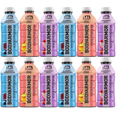 BODYARMOR Lyte pack frontal mostrando las 12 botellas y conveniencia