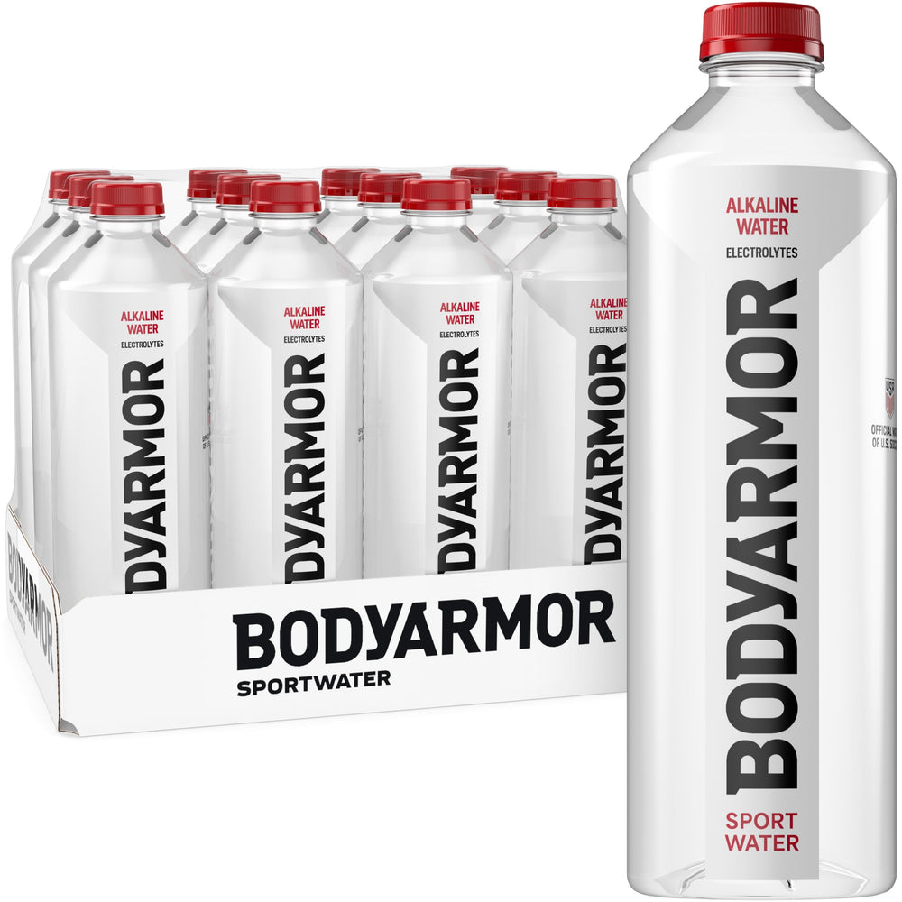 BODYARMOR botella frontal pack que muestra tamaño y diseño práctico