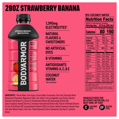BODYARMOR primer plano de textura líquida resaltando frescura y naturalidad