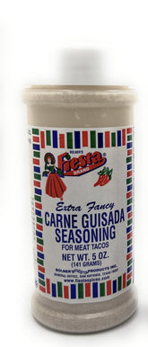 Bolner's Fiesta frente del envase mostrando 5 oz y beneficio de sabor auténtico