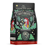 Bones Coffee Company empaque frontal mostrando sabor chocolate mole y diseño temático