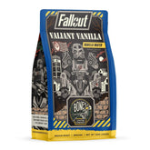 Bones Coffee Company empaque frontal Valiant Vanilla, aspecto atractivo y protector de frescura