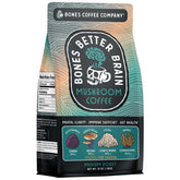 Bones Coffee Company envase frontal Better Brain muestra presentación y origen
